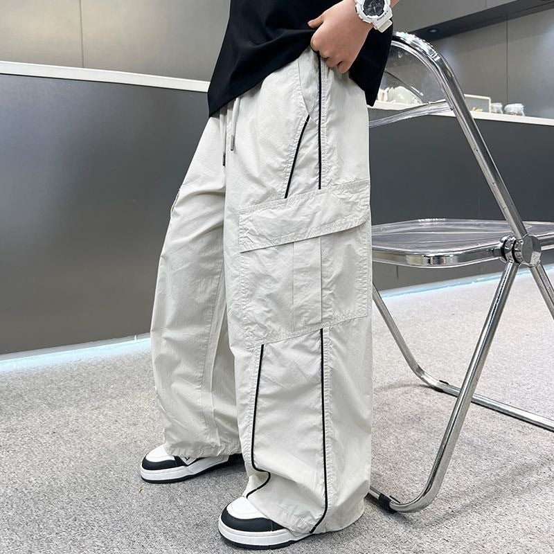 Summer Anti Mosquito Overalls Medium Big Trousers Children's Pants