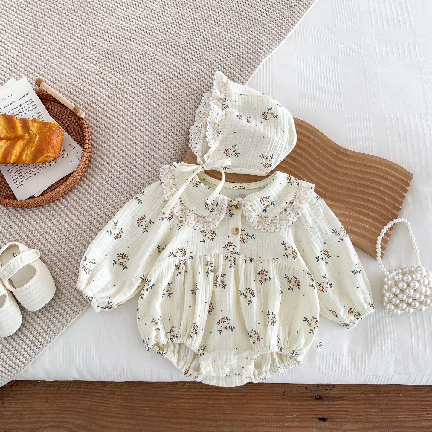 Left Right Spring Korean Style Doll Collar Jumpsuit Jumpsuit, Climbing Suit