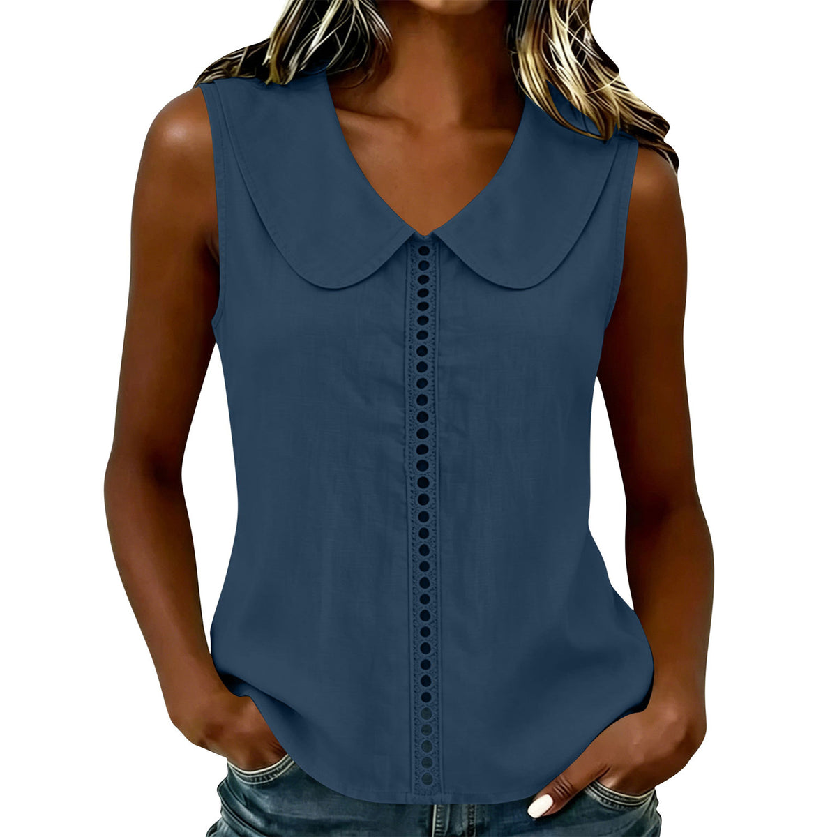 Pretty Innovative Summer Casual Sleeveless Shirt Small Vest/suspenders/tube Top