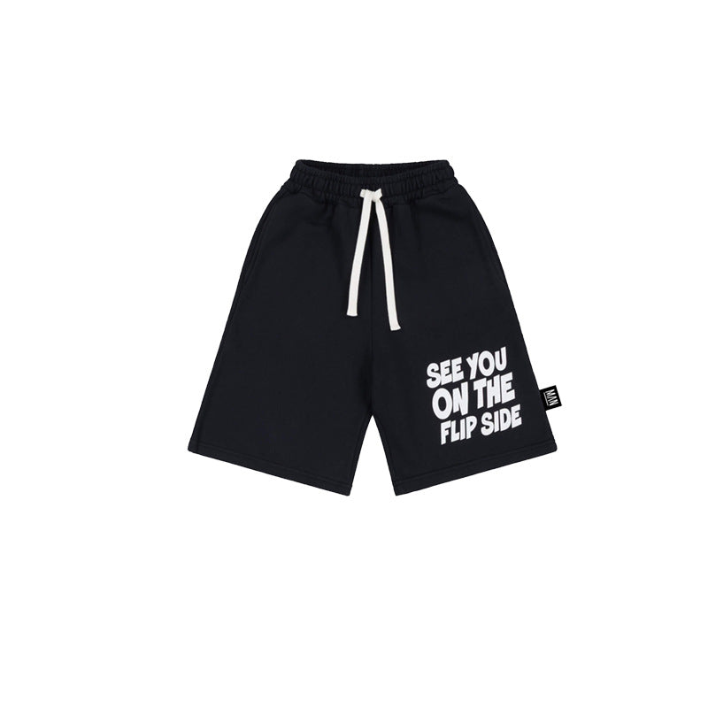 Boys Fashion Printing Cotton Trendy Cool Children's Suit