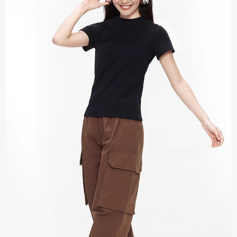 Women's Slim Fit Slimming Summer Inner Bottoming Women's T-shirt
