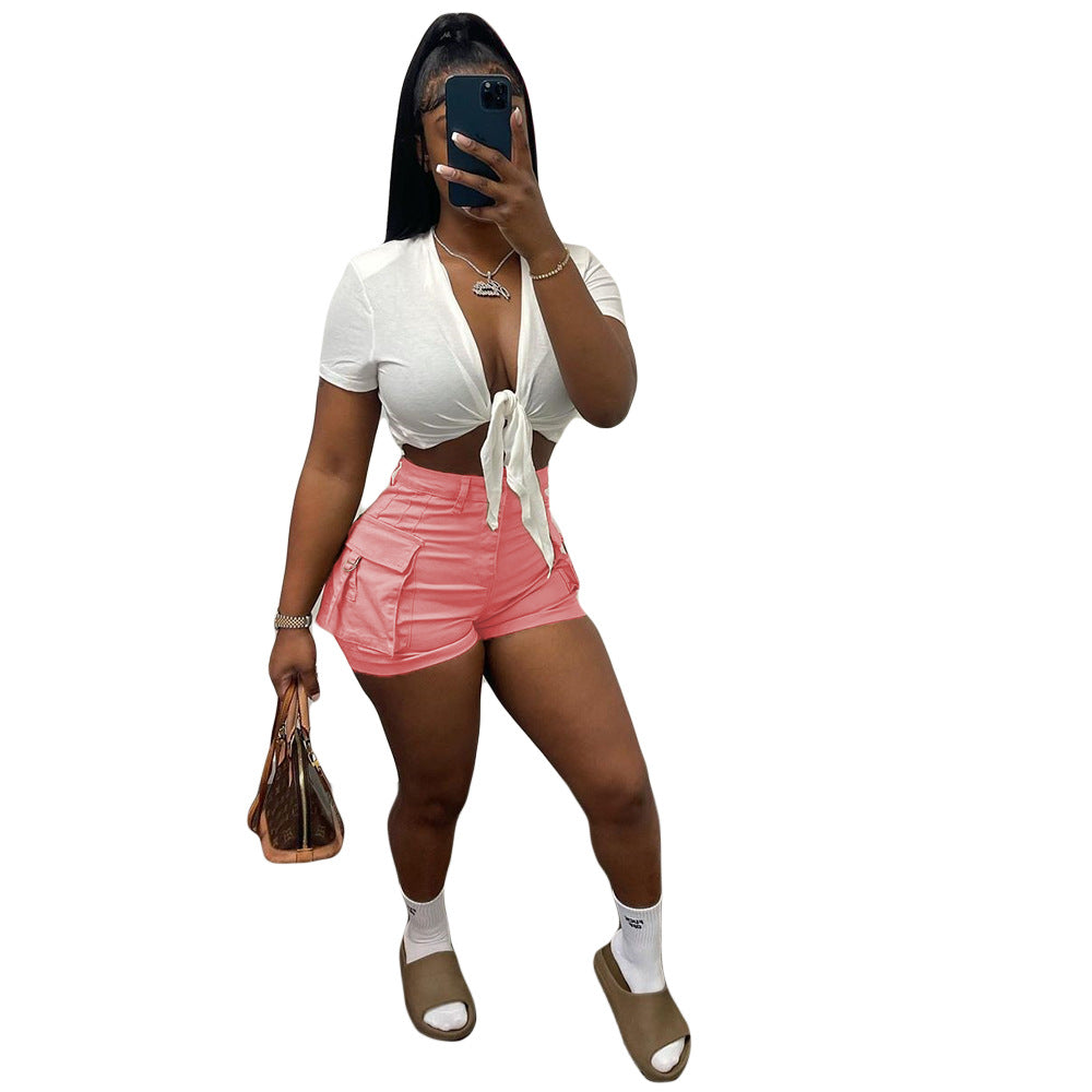 Stylish Unique Women's Overalls Sexy Fashion Shorts