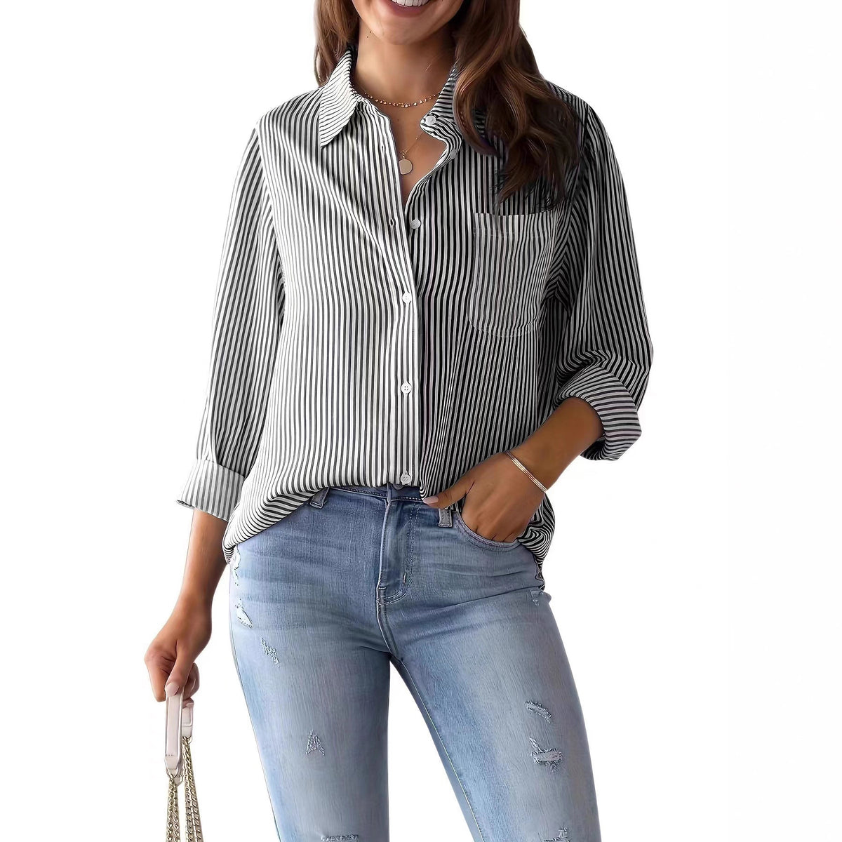 Fashion Women's Beach Cover-up Casual Shirt Blouse