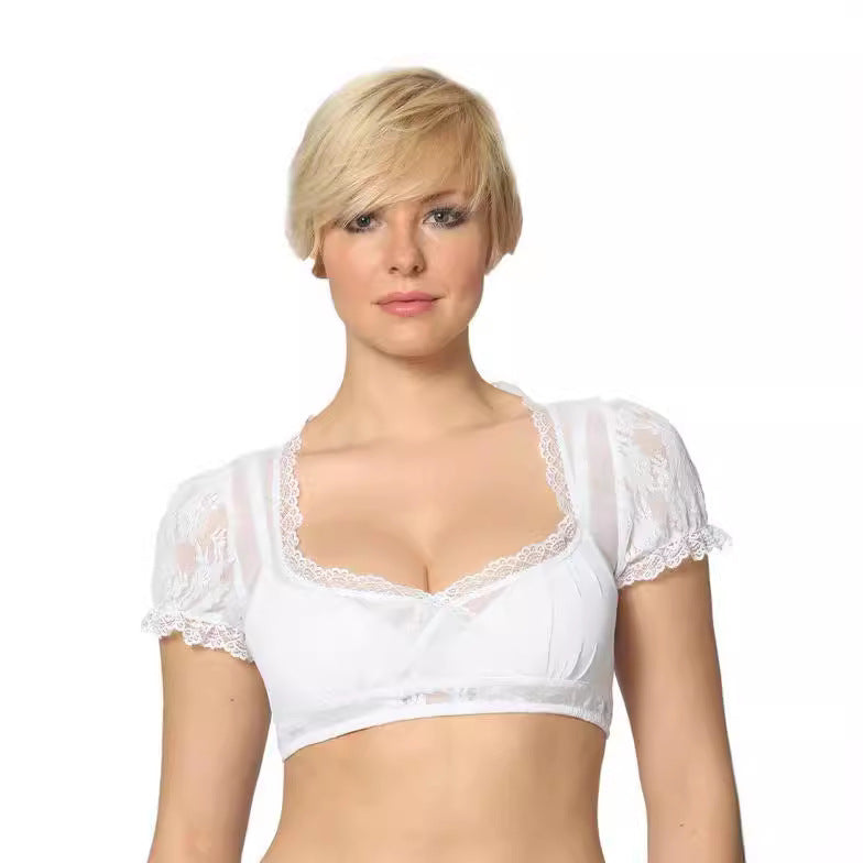Traditional Ladies Ding Dong Lace Small Blouse