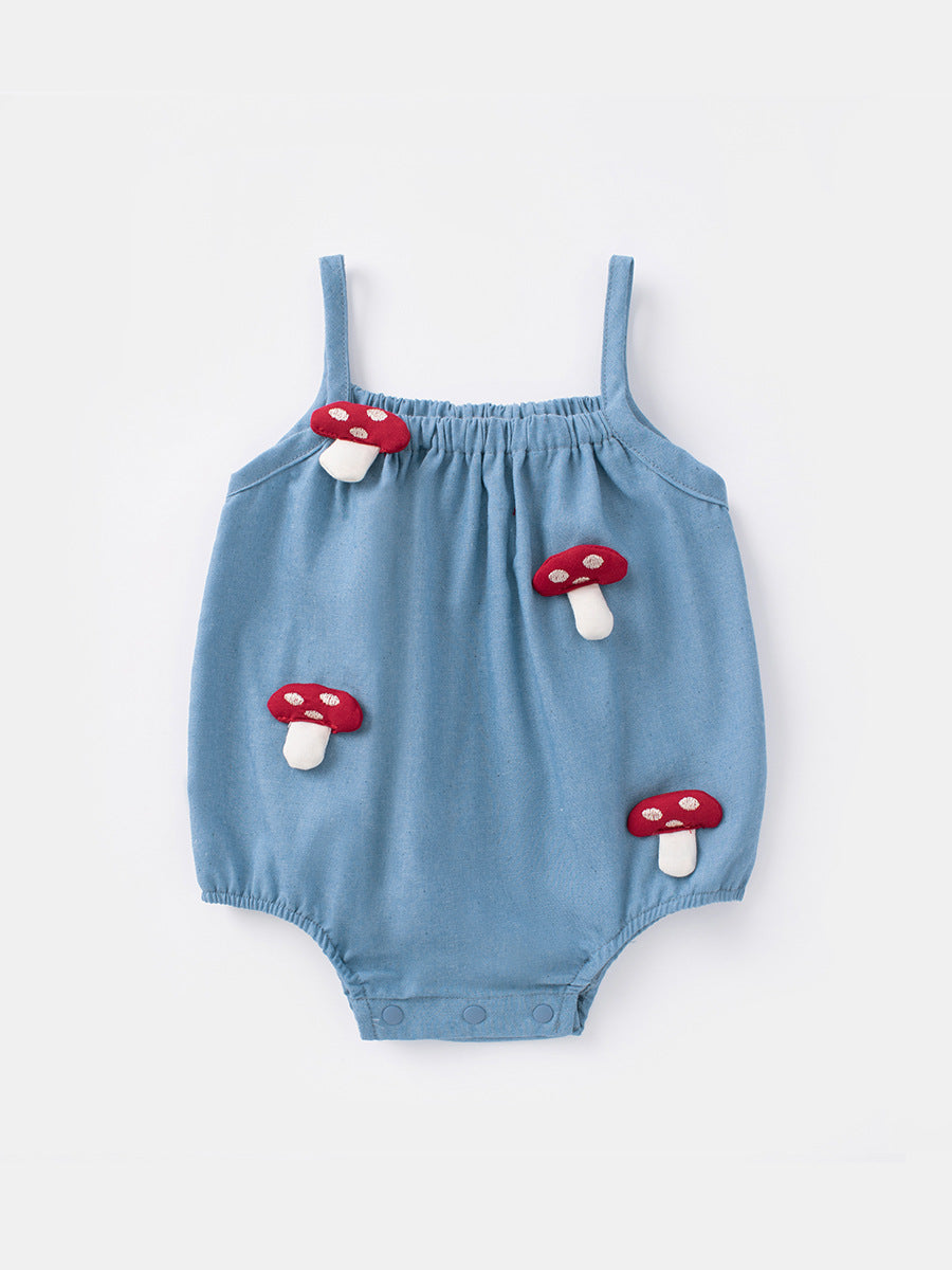 Summer Romper Small Sling Thin Bodysuit Born Jumpsuit, Climbing Suit