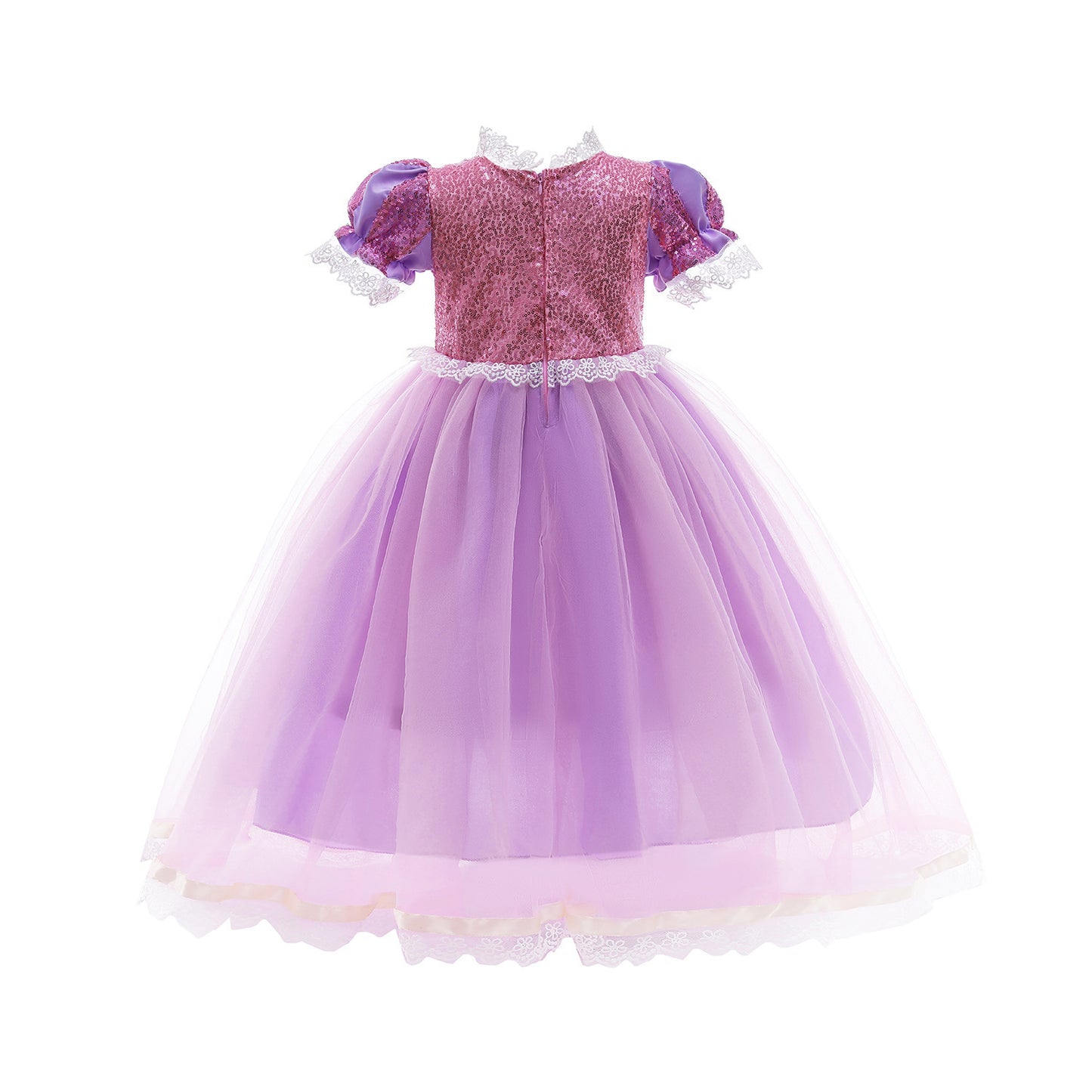 Comfortable Charming Princess Frozen Long Hair Children's Dress