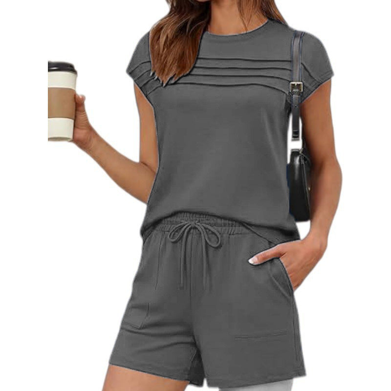 Women's Summer Stripes Solid Color For Tops
