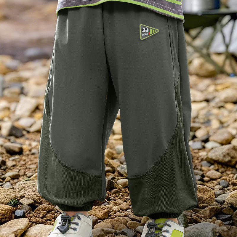 Children's Antibacterial Trousers Boy's Summer Clothing Casual Children's Pants