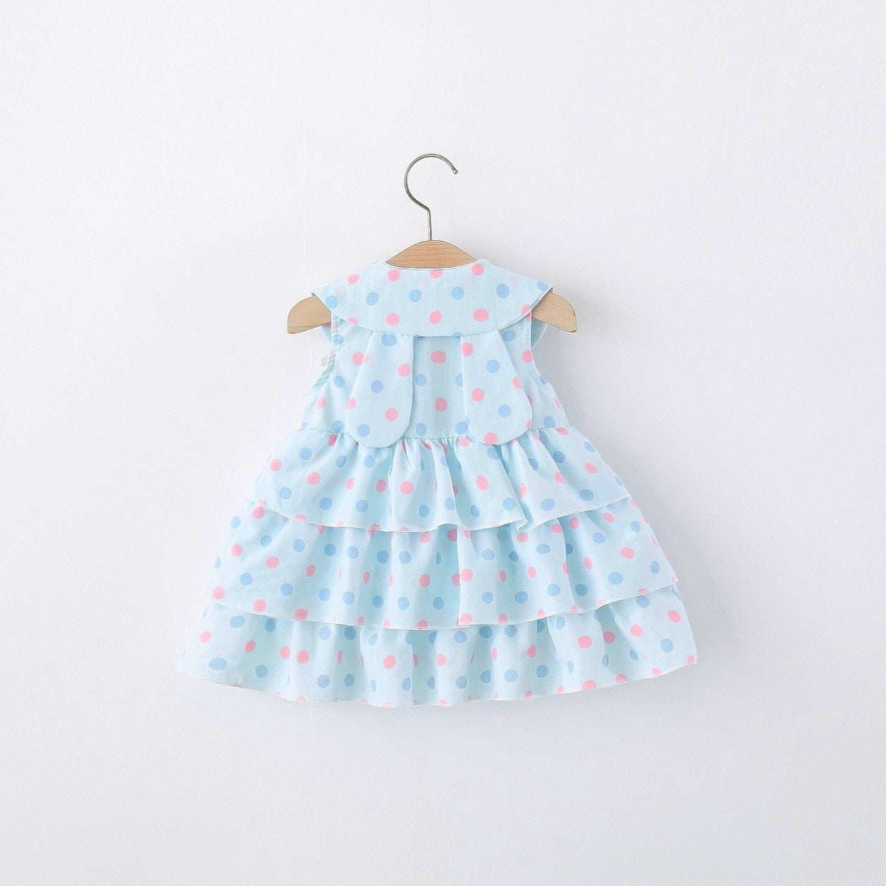 Sleeveless Sweet Western Style Little Summer Children's Dress
