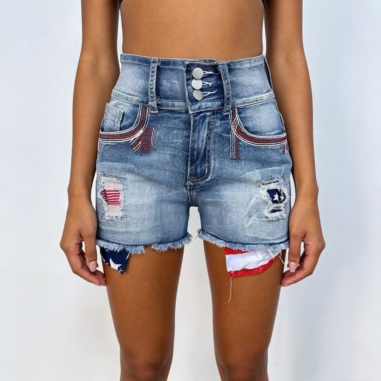 Women's Summer Sexy Hot Nightclub High Elastic Women's Jeans