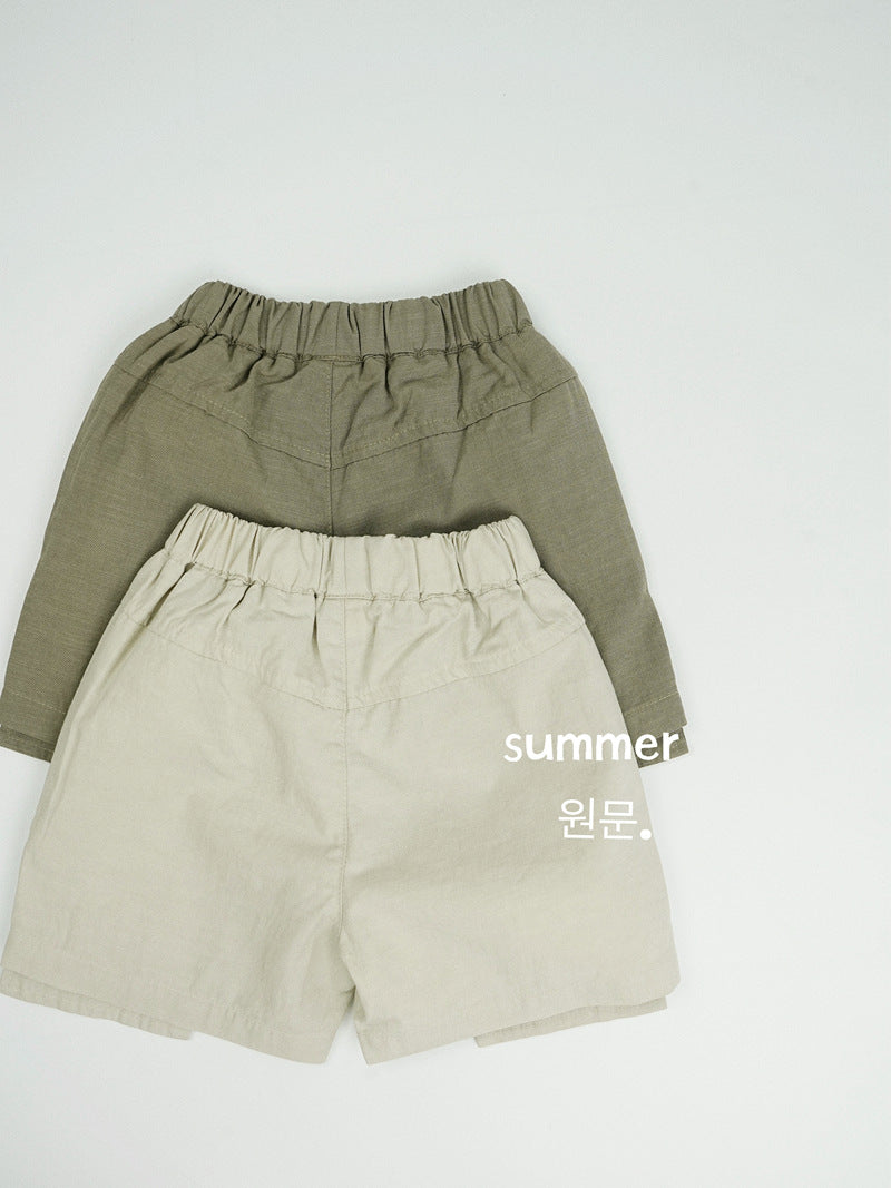 Children's Shorts Summer Boys Cotton Linen Thin Children's Pants