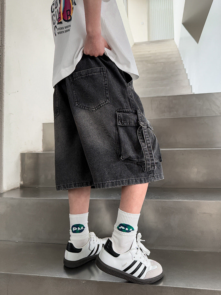 Jeans Shorts Summer The Big Fashion Children's Pants