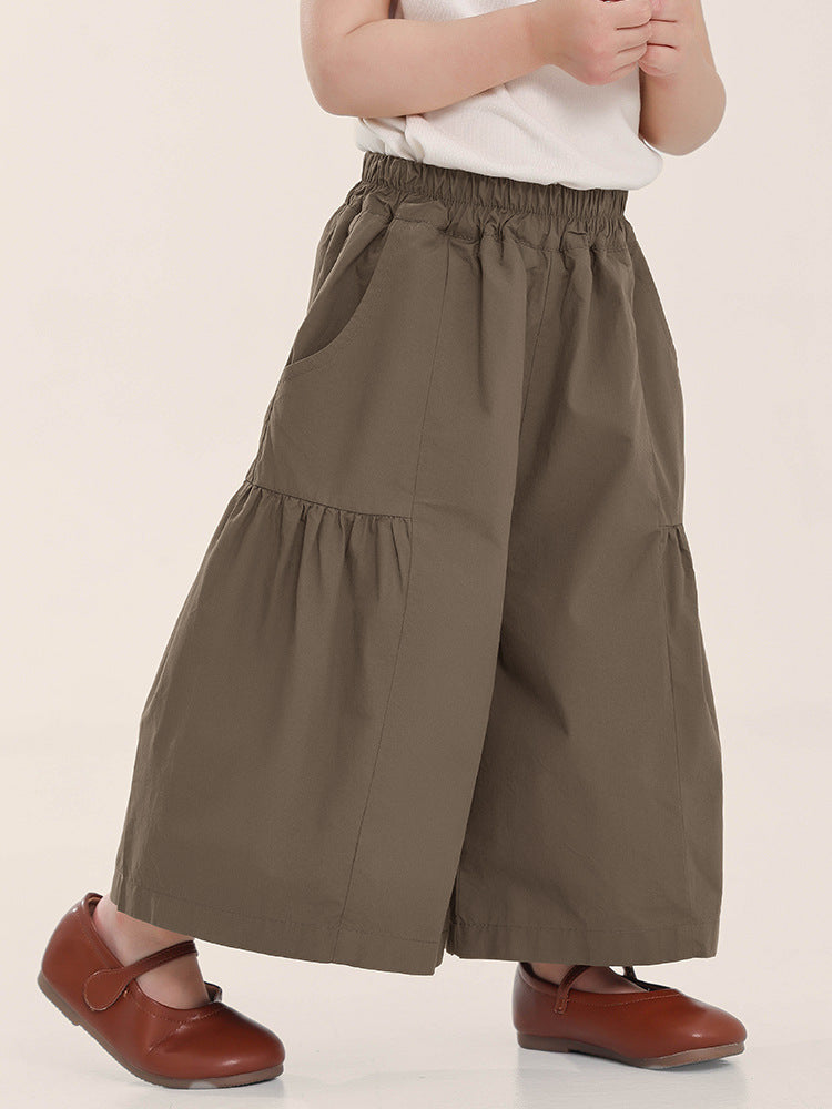 Creative Children's Clothing Cropped Thin Type Children's Pants