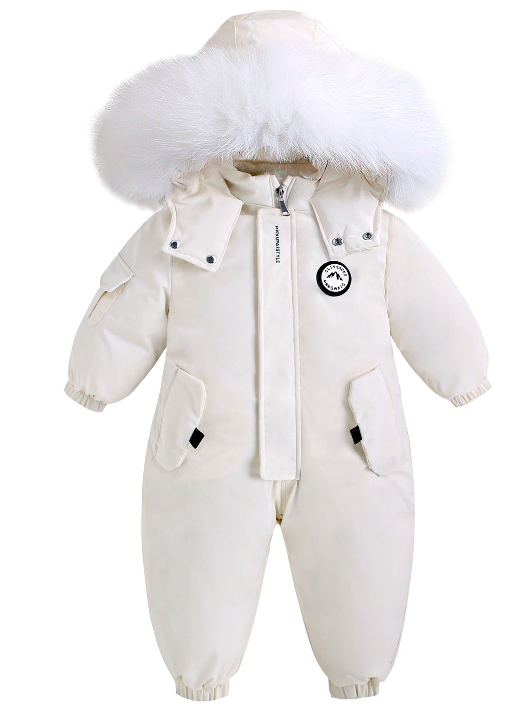 Children's Outdoor Skiing Jumpsuit Romper Out Clothes Thickened Jumpsuit, Climbing Suit