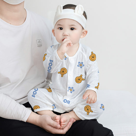 Women's & Men's Babies Summer Thin Jumpsuits Air Conditioning Jumpsuit, Climbing Suit