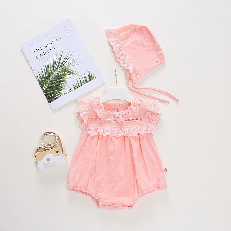Children's Clothing Summer Thin Lace Jumpsuit With Jumpsuit, Climbing Suit