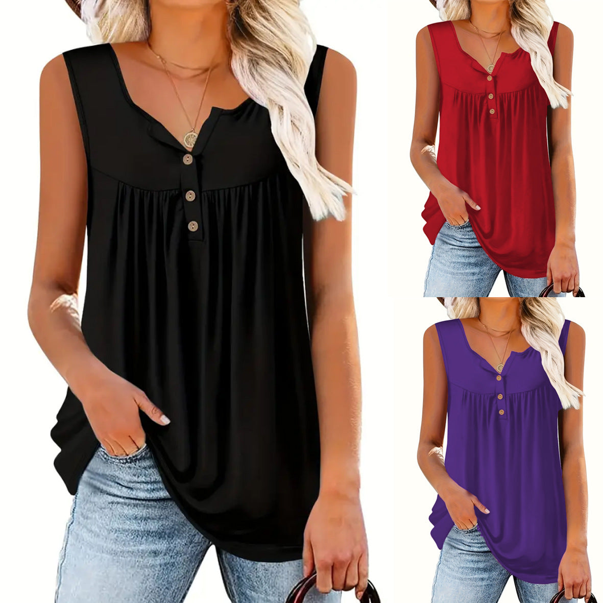 Versatile Popular Women's Fashion Summer Loose Vests