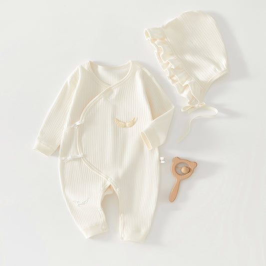 Korean Style Jumpsuit Born Clothes Romper Four Cotton Jumpsuit, Climbing Suit