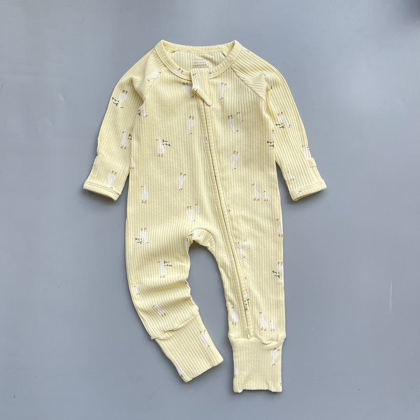 Jumpsuit Male Female Pure Cotton Rompers Jumpsuit, Climbing Suit