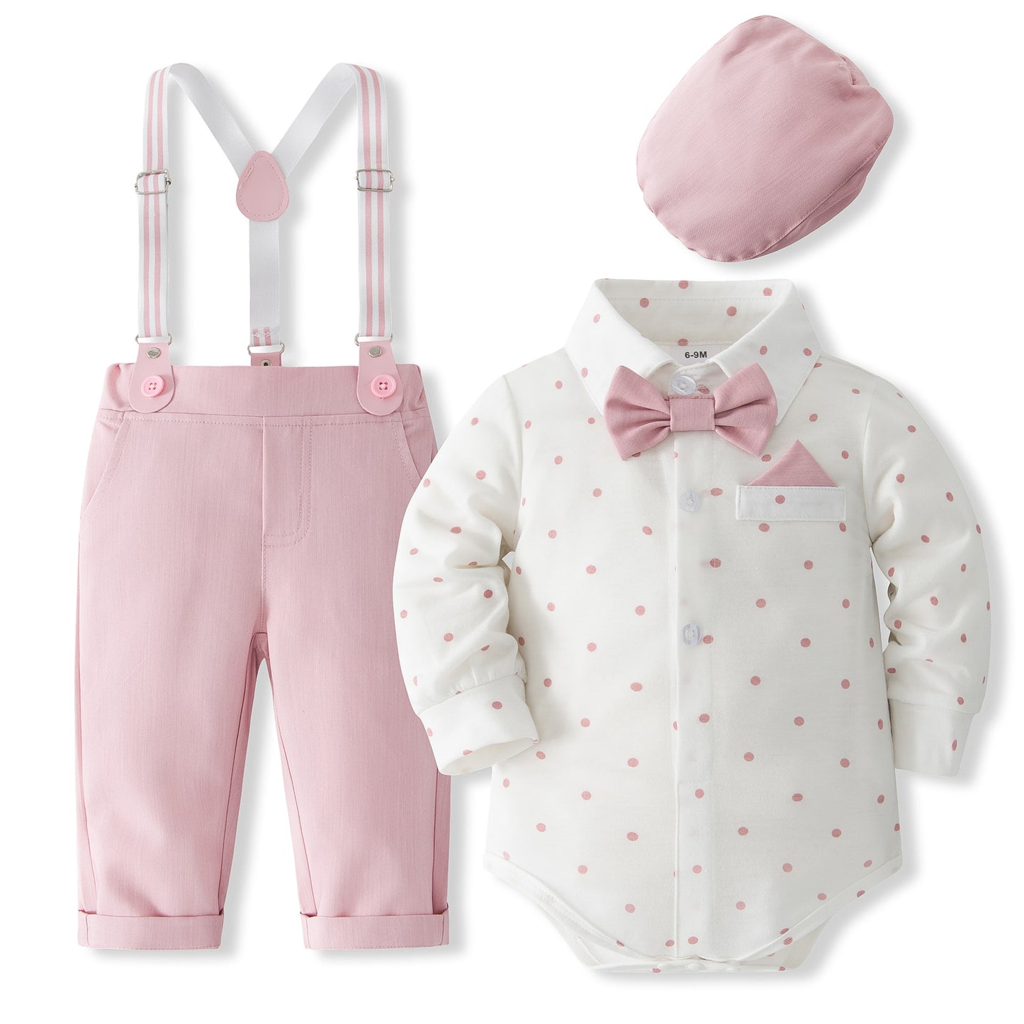 Infant Toddler Printed Dot Boy Gentleman Children's Suit