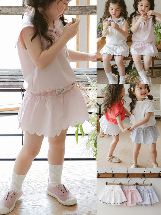 Summer Strawberry Shan Thin Cotton Sweet Children's Pants