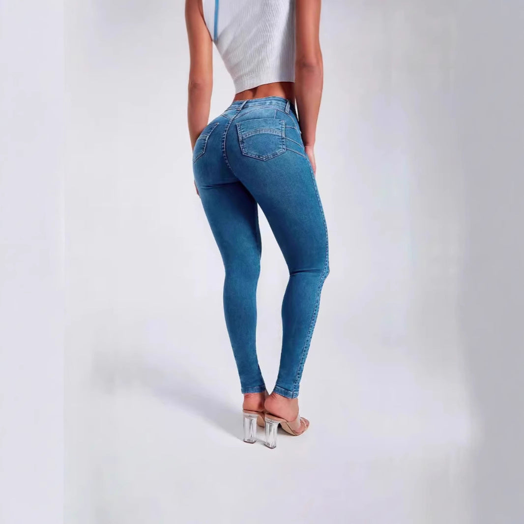 Women's Sheath Skinny Stretch High Waist For Jeans