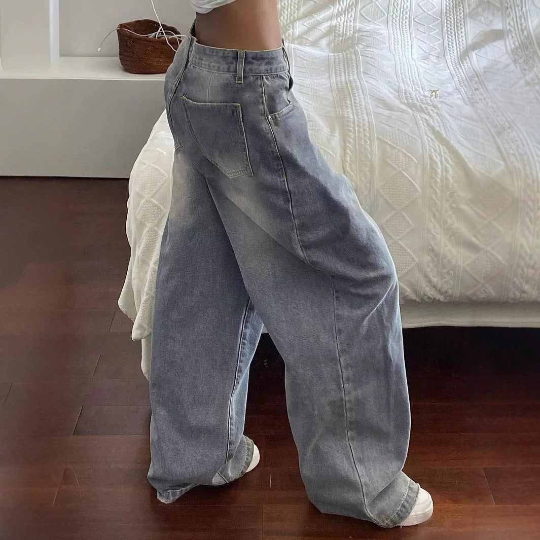 Charming Women's Loose Casual Fashion Trousers Women's Jeans