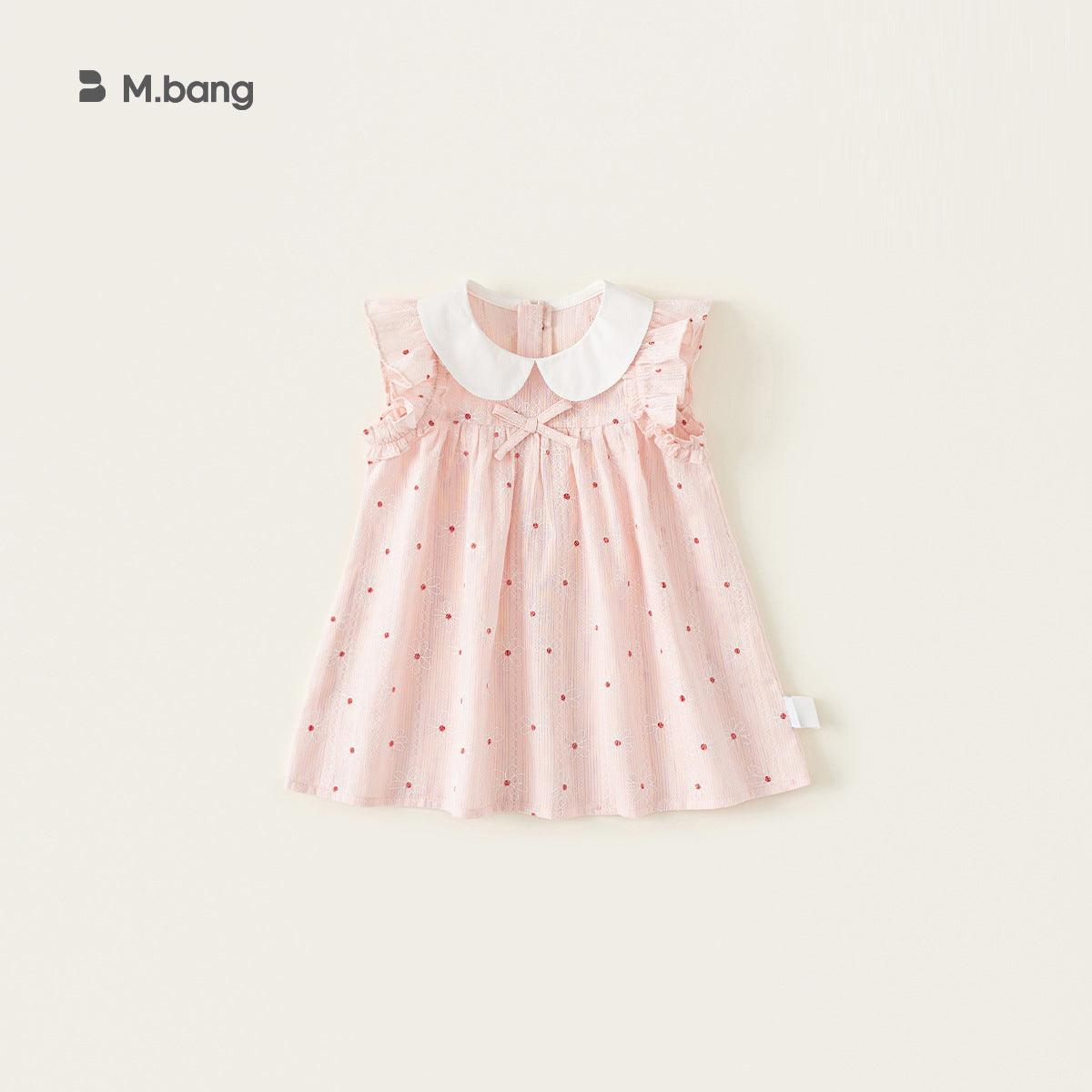 Summer Clothing Shirt Cute Contrast Color Doll Collar Little Children's Dress