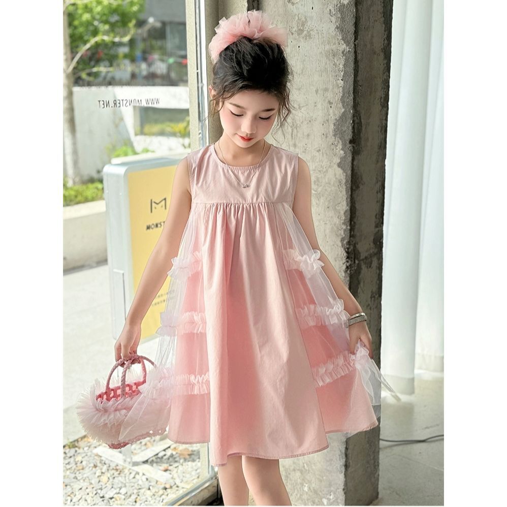 Children's Summer Trendy Thin Skirt Fashion Princess Mesh Children's Dress