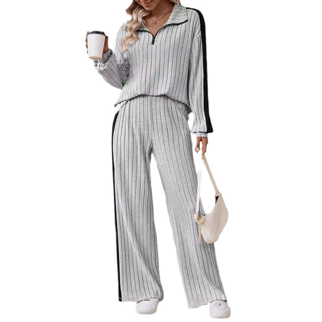 Women's European Goods Large Autumn Design Two-piece Fashion Casual Suit