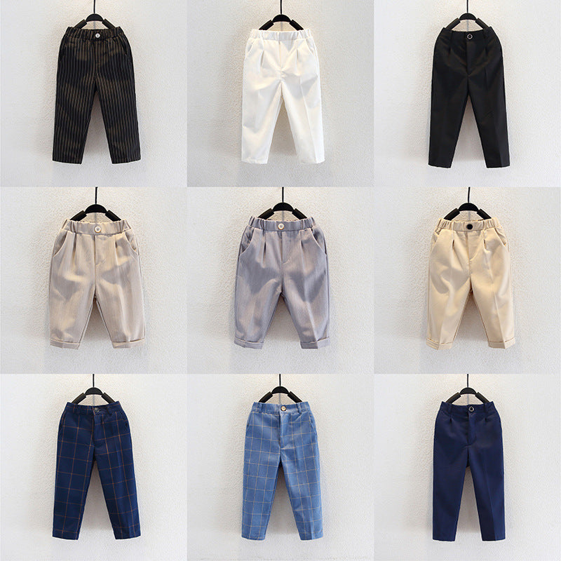 Children's Boys Spring Wear Korean Style Trousers Children's Pants