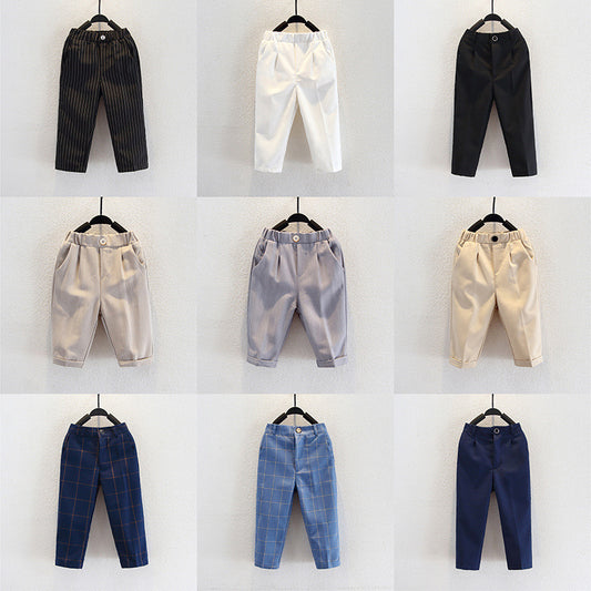Children's Boys Spring Wear Korean Style Trousers Children's Pants