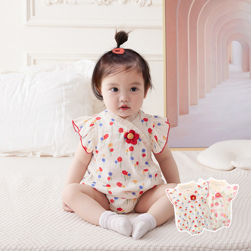 Give Birth Thin Cotton Jumpsuit Sleeveless Jumpsuit, Climbing Suit