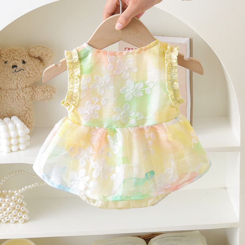 Sleeveless Thin Jumpsuit Triangle Rompers Princess Super Cute Western Style Jumpsuit, Climbing Suit