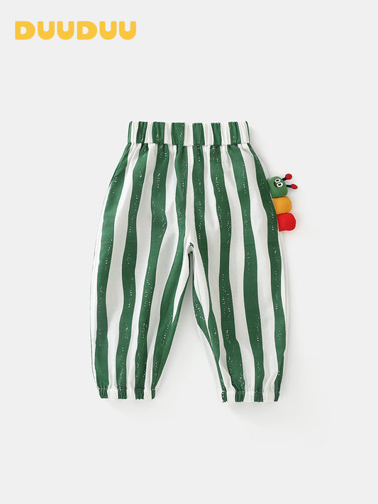 Women's & Men's Pure Cotton Infant Trousers Class Anti Mosquito Outerwear Casual Boy Children's Pants