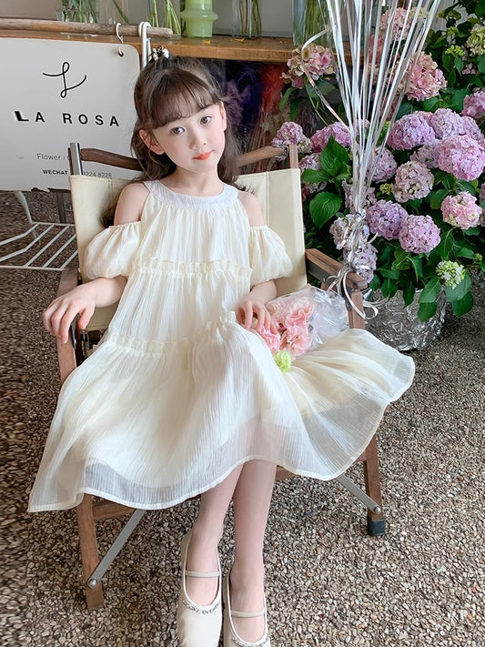 Classy Summer Skirt Princess Little Chiffon Children's Dress