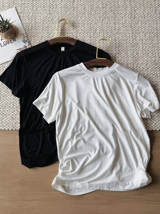 Children's Modal Cool Feeling Foundation Round Neck Base Inner Wear Children's T-shirt