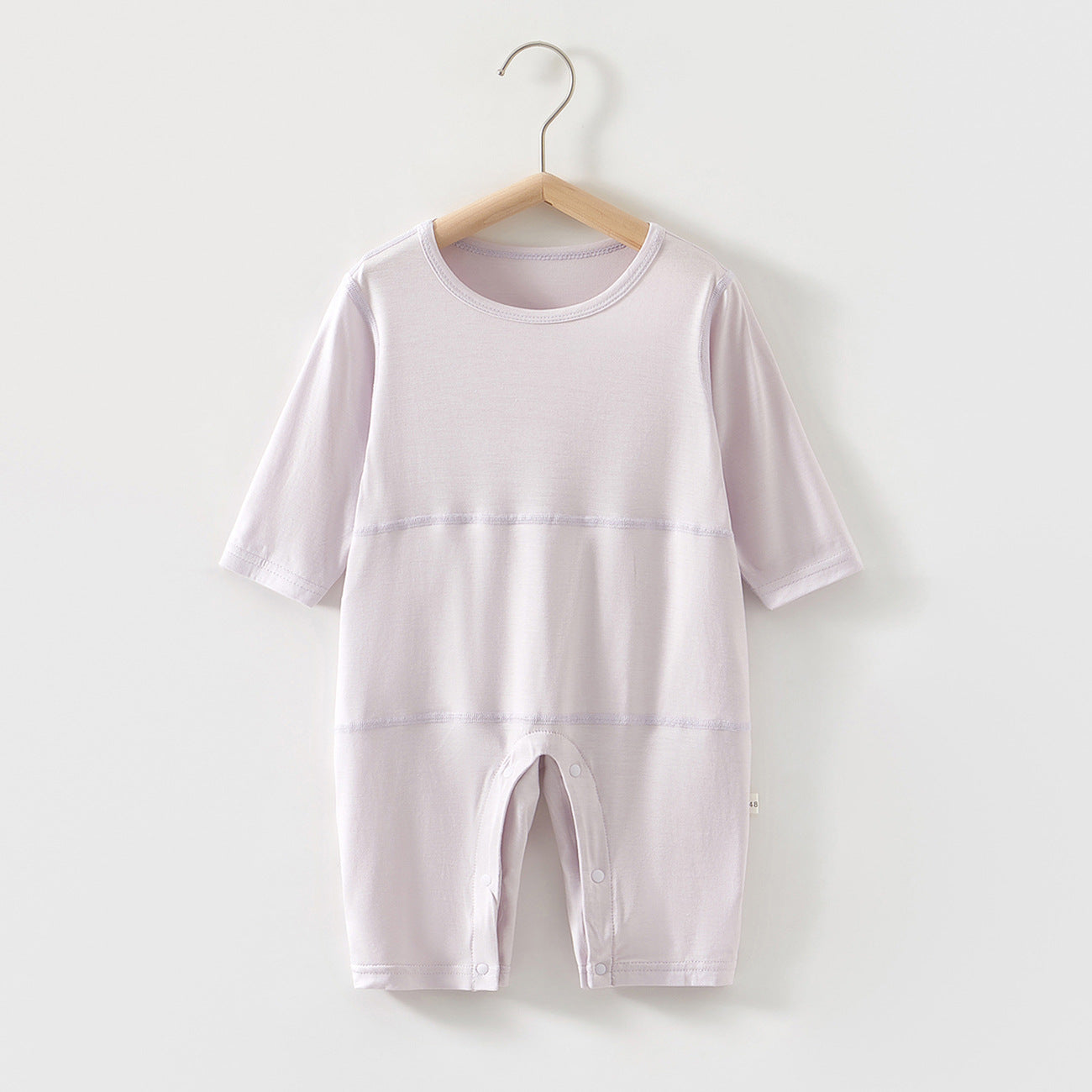For Babies Double Layer Bellyband Jumpsuit Summer Romper Fiber Boneless Jumpsuit, Climbing Suit