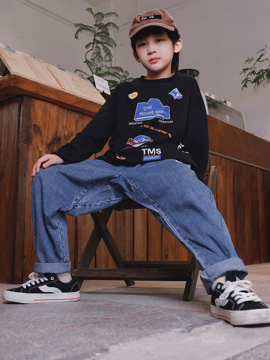 Durable Children's Functional Overalls Outdoor Trousers Children's Pants