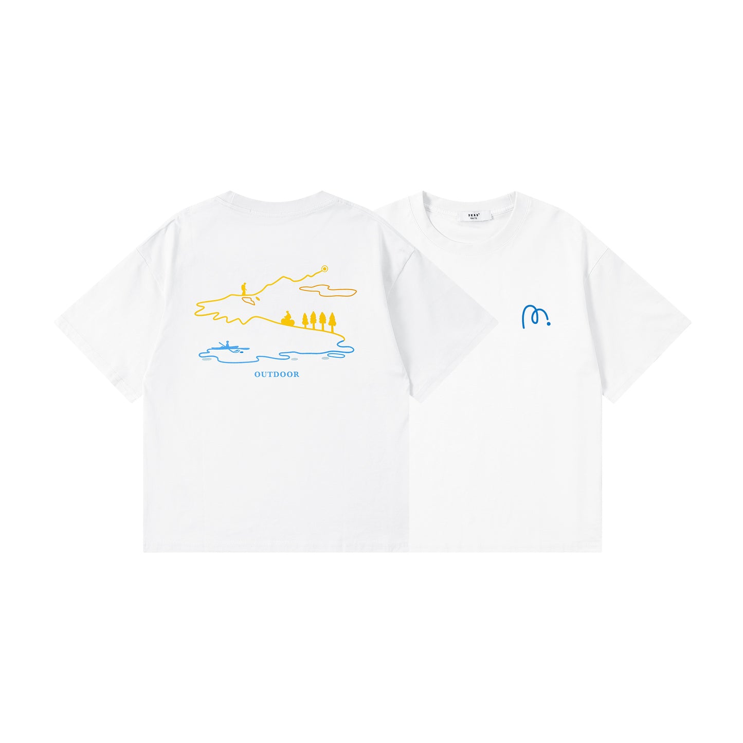 Children's Loose-fitting Pure Cotton Short Sleeves Junior High School Children's T-shirt