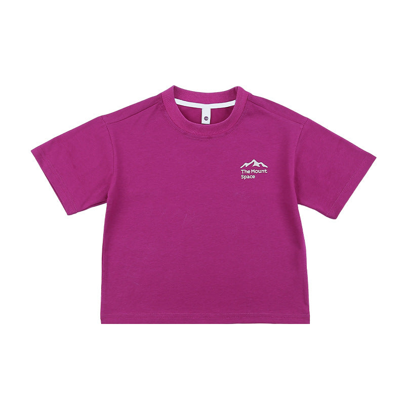 Children's Clothes Cool Short-sleeved Summer Outdoor Sports Round Neck Half-sleeve Children's T-shirt