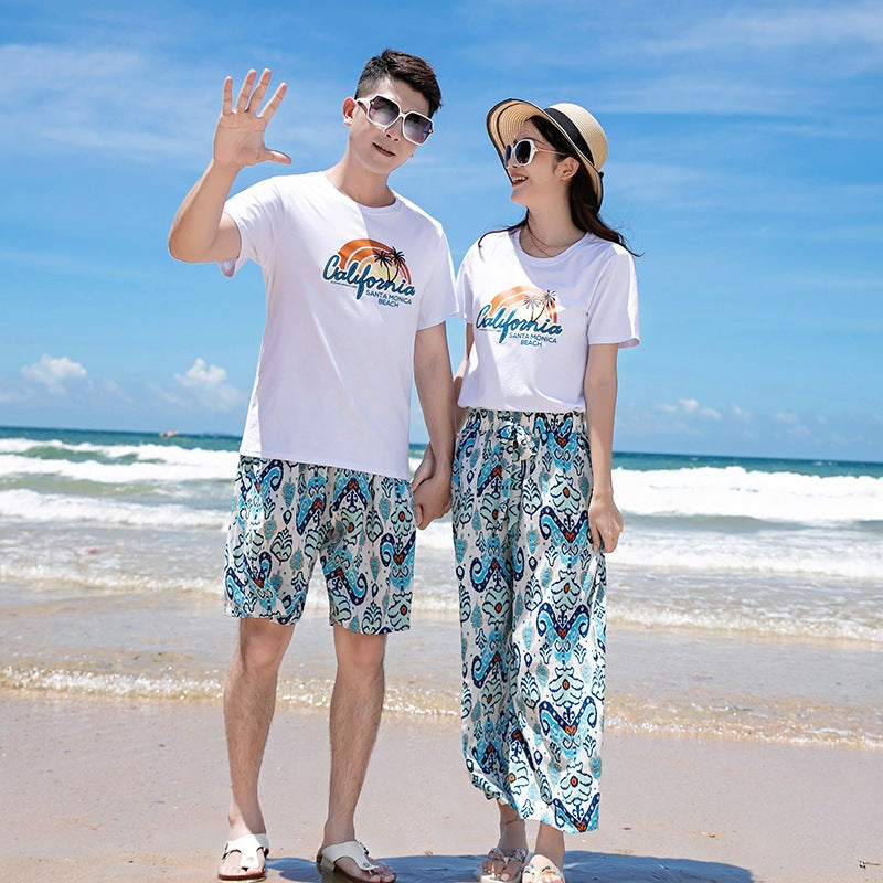 Suit Suitable For Taking Matching Family Of Four Beach Parent-child Outfit