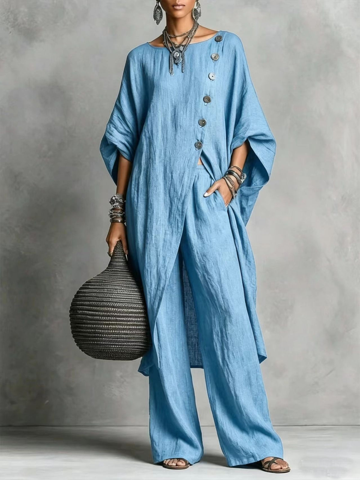 Comfortable Casual Women's Shirt Irregular Urban Fashion Casual Suit