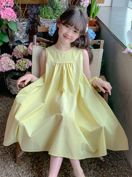 Children's Cotton Skirts Summer Western Style Little Camisole Clothing Children's Dress