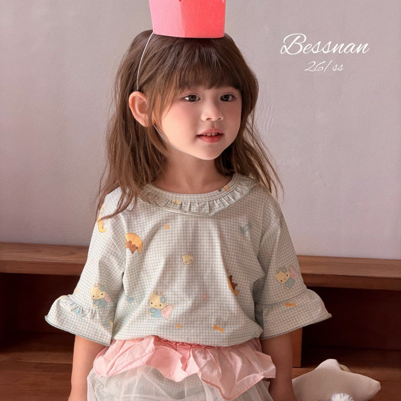 Children's Summer Class Modal Three-quarter Sleeve Boneless Children's Suit