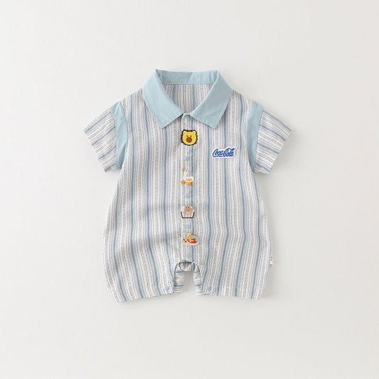 Summer Short Sleeved Kazakhstan Cute Fashionable Jumpsuit Going Out Thin Jumpsuit, Climbing Suit