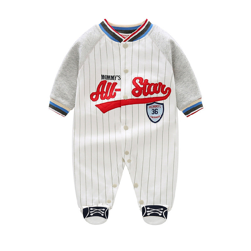 Long Sleeves Born Clothes Year-old Pajamas Jumpsuit, Climbing Suit