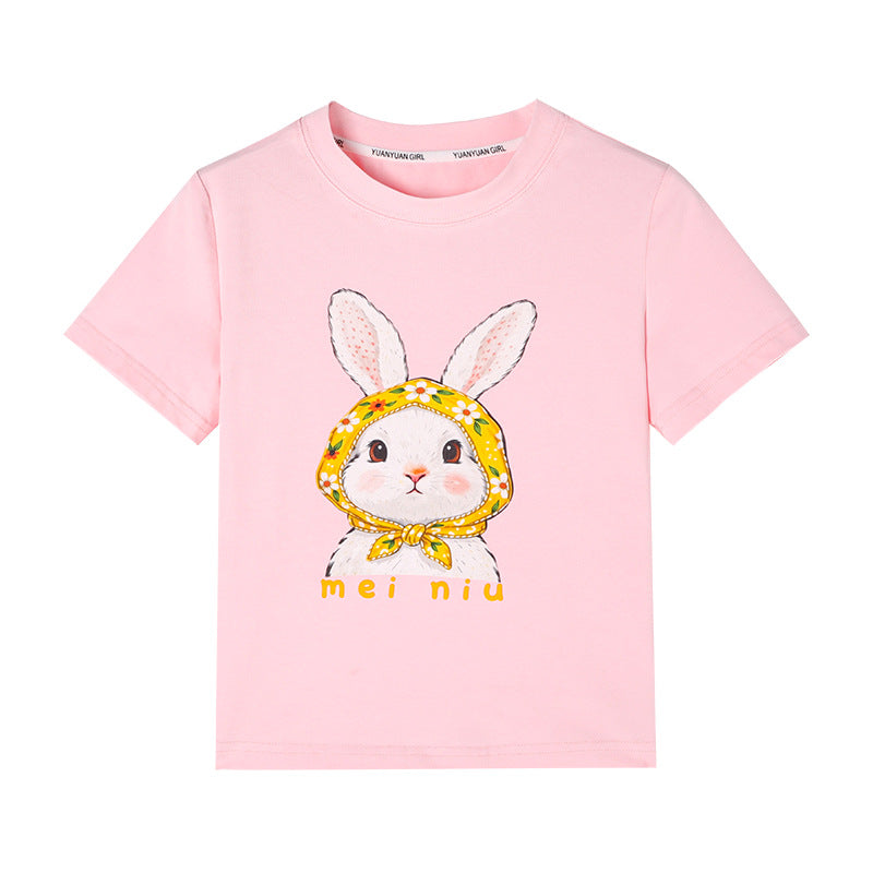 Children's Short-sleeved Cool Summer Breathable Cartoon Casual Children's T-shirt