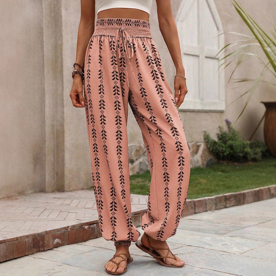 Trendy Elegant Women's Geometric Printed Bloomers Pants