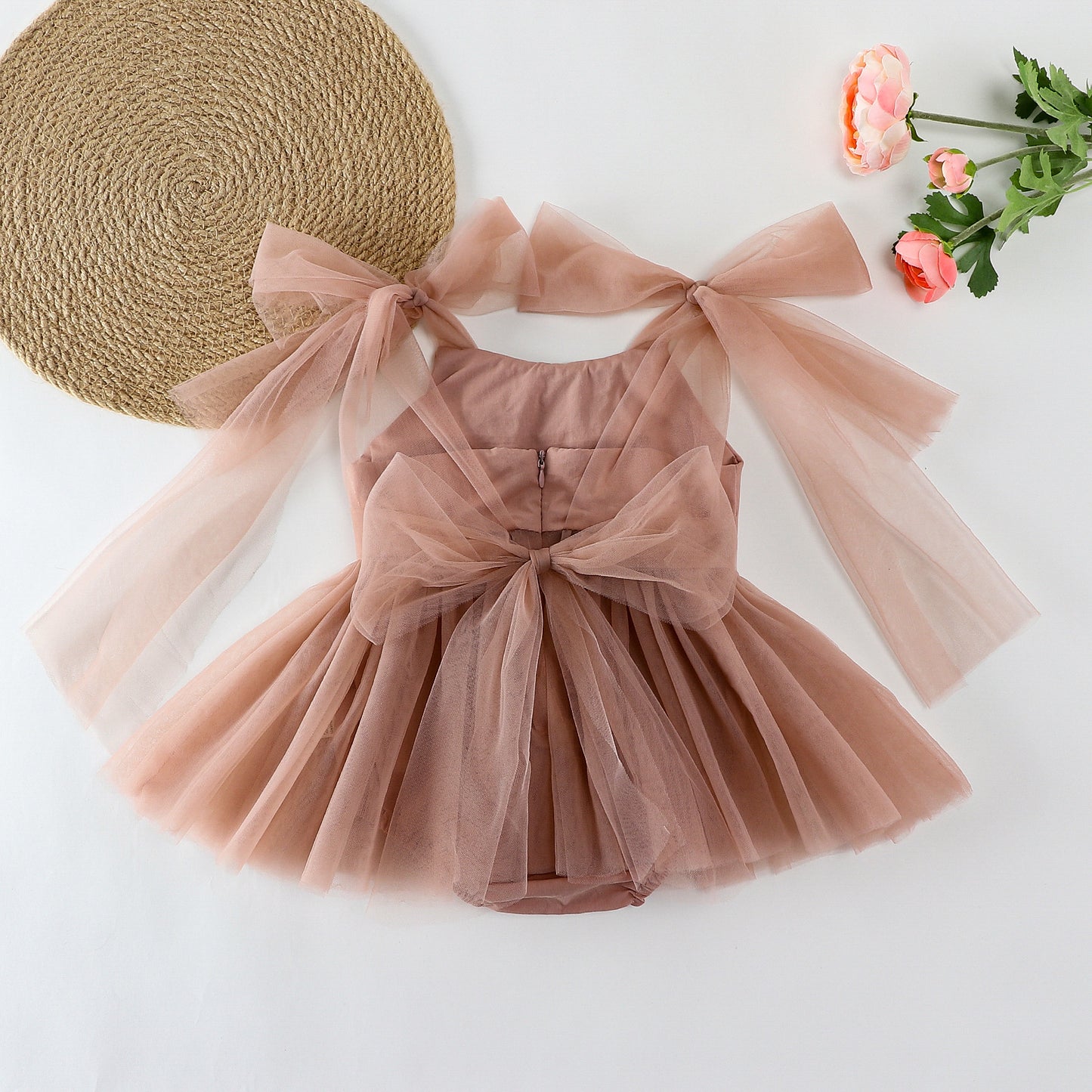 Children's Infant Rompers Fashionable Princess Summer Breathable Mesh Korean Style Children's Dress